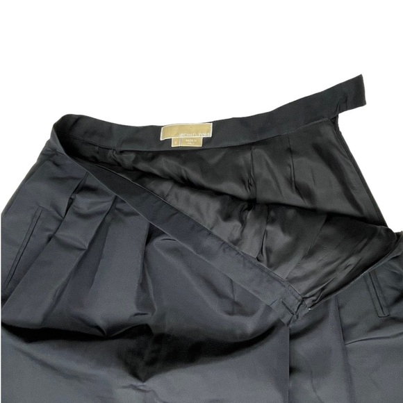 MICHAEL KORS SILK BOX PLEAT A-LINE SKIRT - Picture 8 of 13